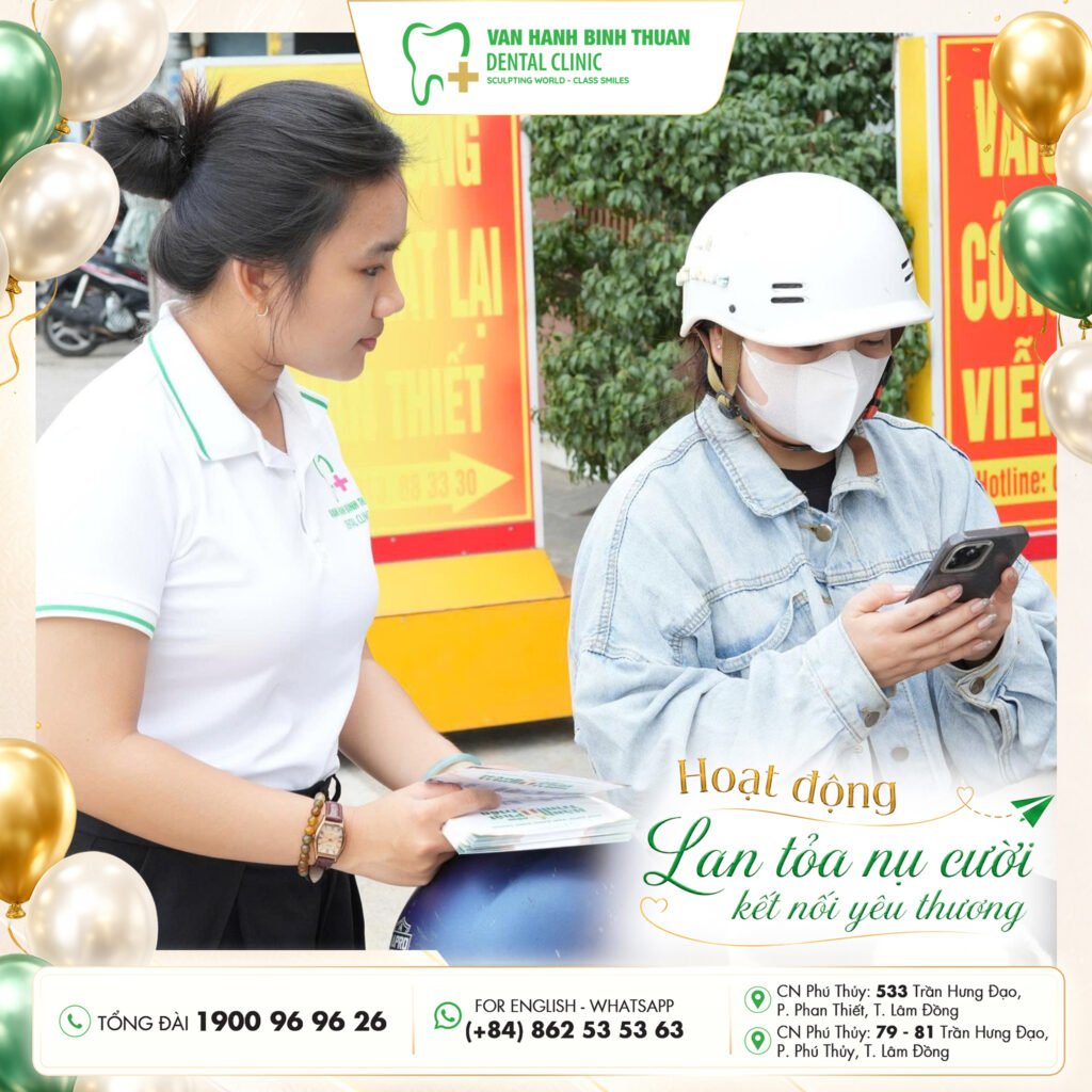 Nha Khoa Vạn Hạnh Bình Thuận triển khai hoạt động lan tỏa nụ cười