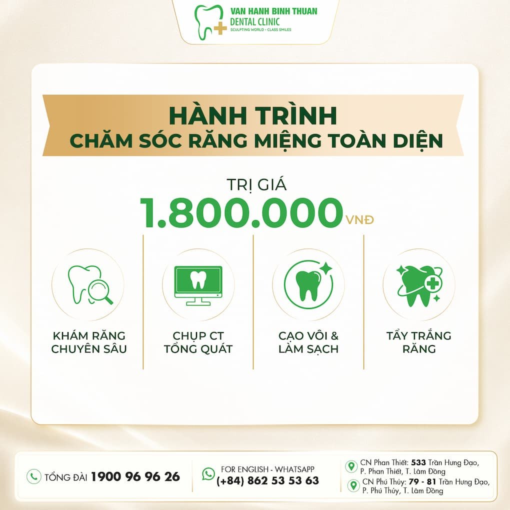 Các hạng mục thăm khám Combo Vu Lan Báo Hiếu