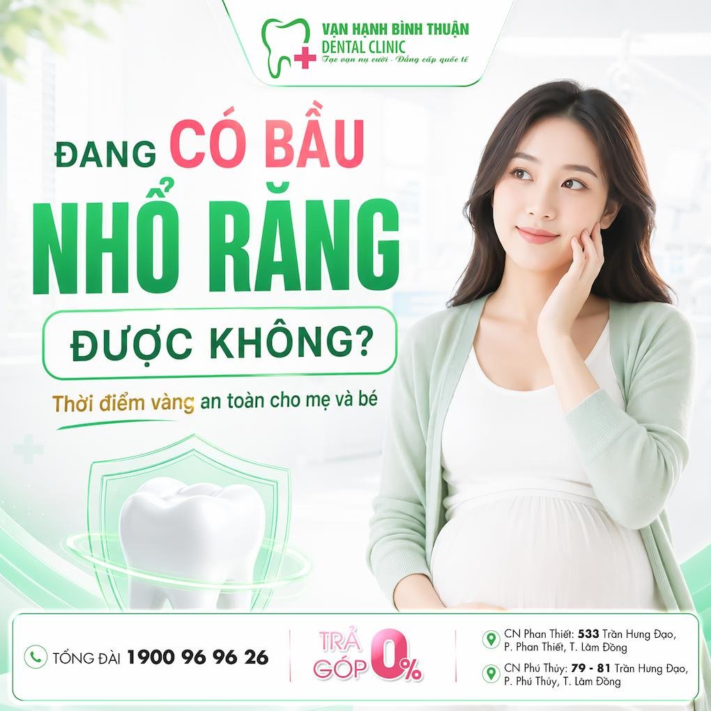  đang có bầu nhổ răng được không
