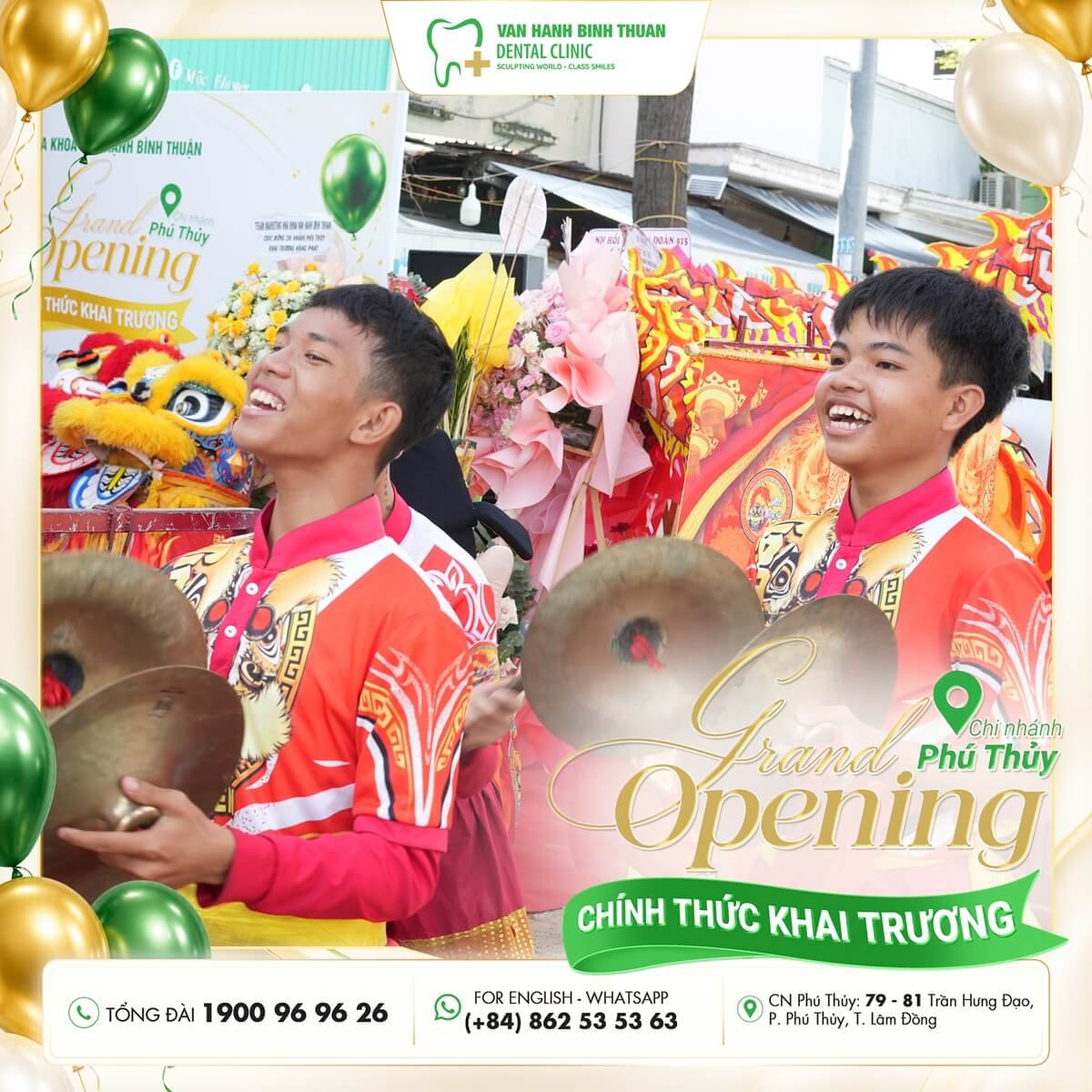Lễ khai trương nha khoa vạn hạnh chi nhánh Phú Thủy