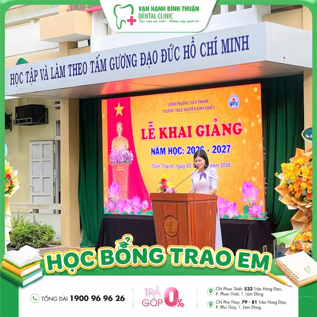 Không khí ngày khai giảng tại trường THCS Nguyễn Đình Chiểu