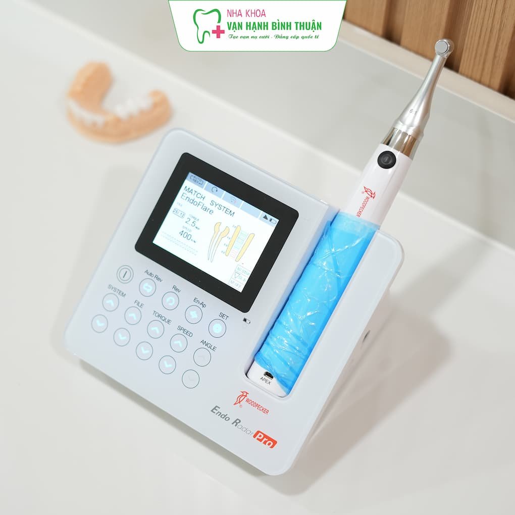 Máy điều trị nội nha Woodpecker Endo Radar Pro tại Nha khoa Vạn Hạnh Bình Thuận
