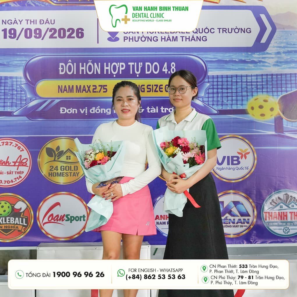 Nha Khoa Vạn Hạnh Bình Thuận đồng hành cùng Giải đấu Pickleball Quốc Trường Phan Thiết