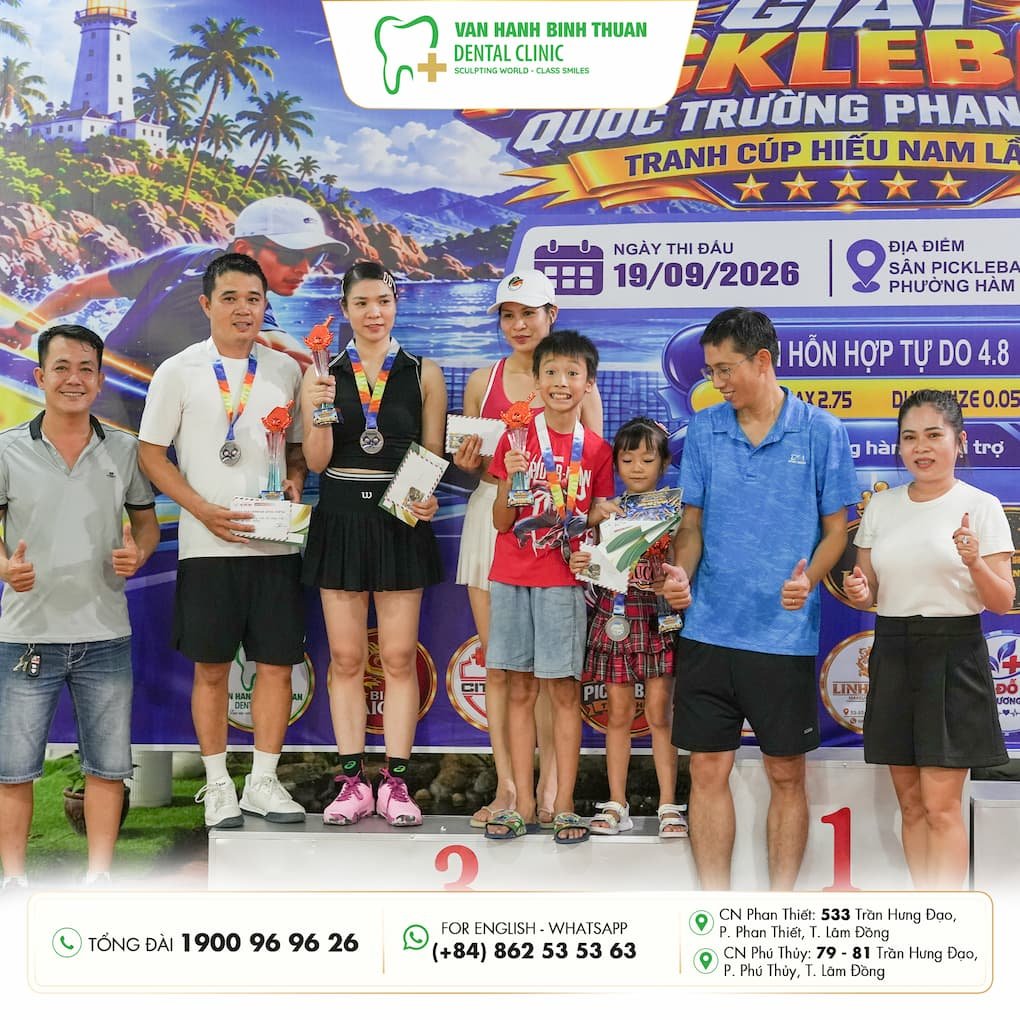 Trao giải và bế mạc giải đấu Pickleball Quốc Trường Phan Thiết thành công tốt đẹp