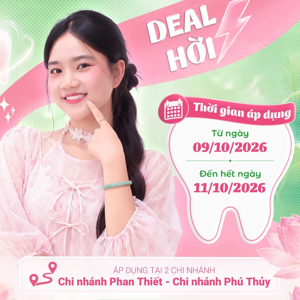 Các dịch vụ nha khoa chuyên sâu áp dụng ưu đãi tại Nha Khoa Vạn Hạnh Bình Thuận