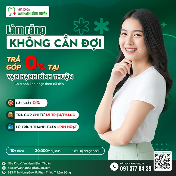 Niềng răng không cần đợi - Trả góp 0% tại Nha Khoa Vạn Hạnh