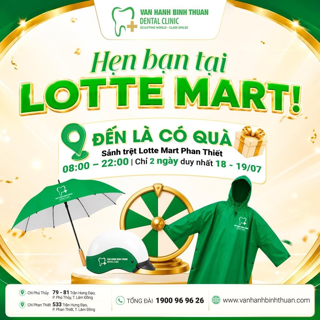 Nha khoa vạn hạnh bình thuận tại Lotte Mart