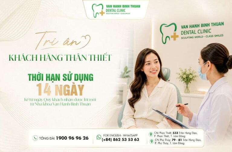 Nha khoa van hạnh triển khai chương trình tri ân khách hàng thân thiết