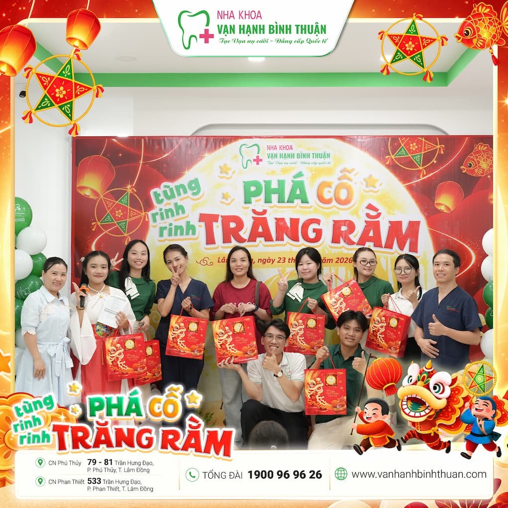 Đêm hội Trung Thu 2026 tại Nha khoa Vạn Hạnh Bình Thuận