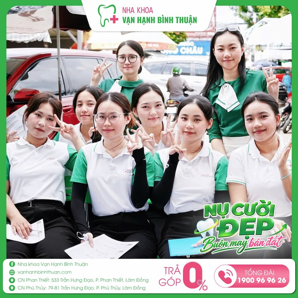 Chương trình làm đẹp nụ cười kinh doanh Nha Khoa Vạn Hạnh Bình Thuận