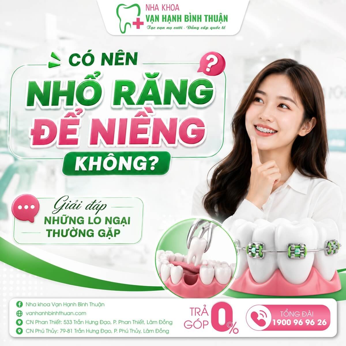 Có nên nhổ răng để niềng không